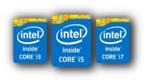 מעבדי Core מגיעים ב-3 מחלקות עוצמה: i3, i5, i7