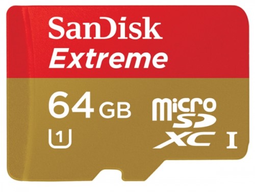 SANDISK 64GB MICROSDXC CARD